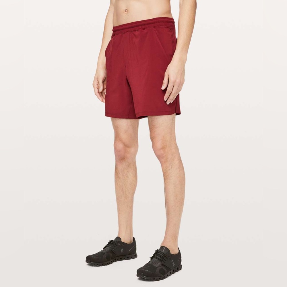Lululemon Pace Breaker Short Linerless 7" XXL - Red Caliente